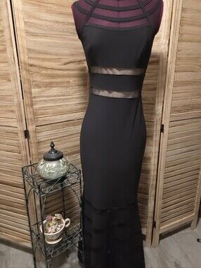 JS Collections 4 Black Gown Cutout Panels